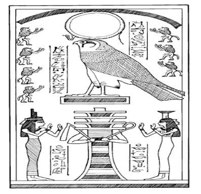 図１　エジプトのファラオの墳墓の遺跡