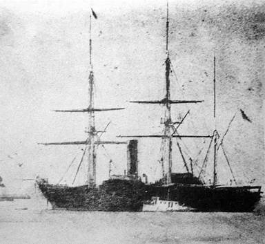 図1　アメリカ東インド艦隊旗艦サスケハナ号