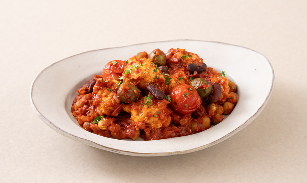 第2回　モロッコ風トマト煮込み（オリーブ油・アマニ油）