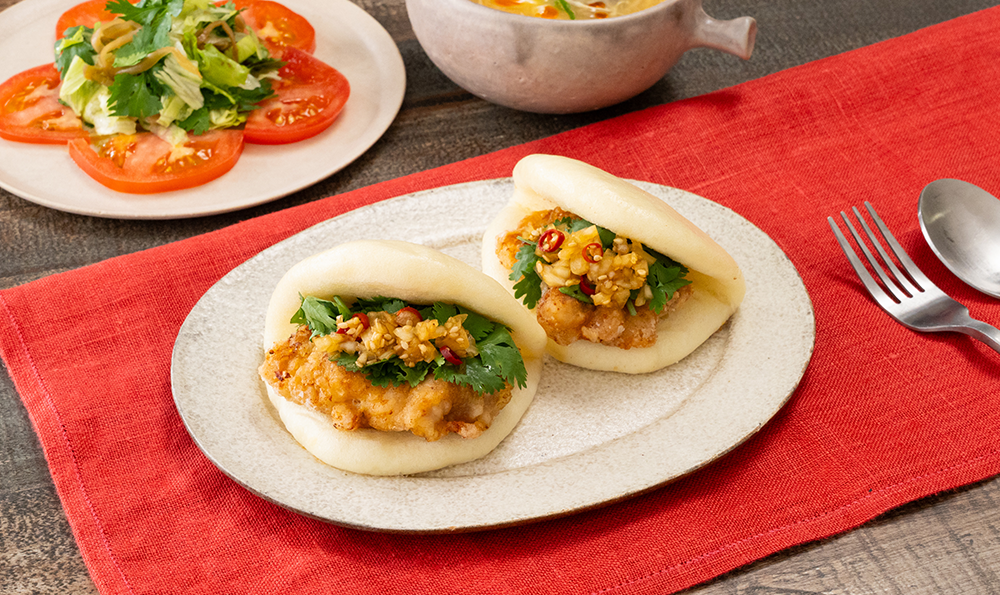 第2回　おうちでパオのチャイニーズサンド（ごま油・大豆油）